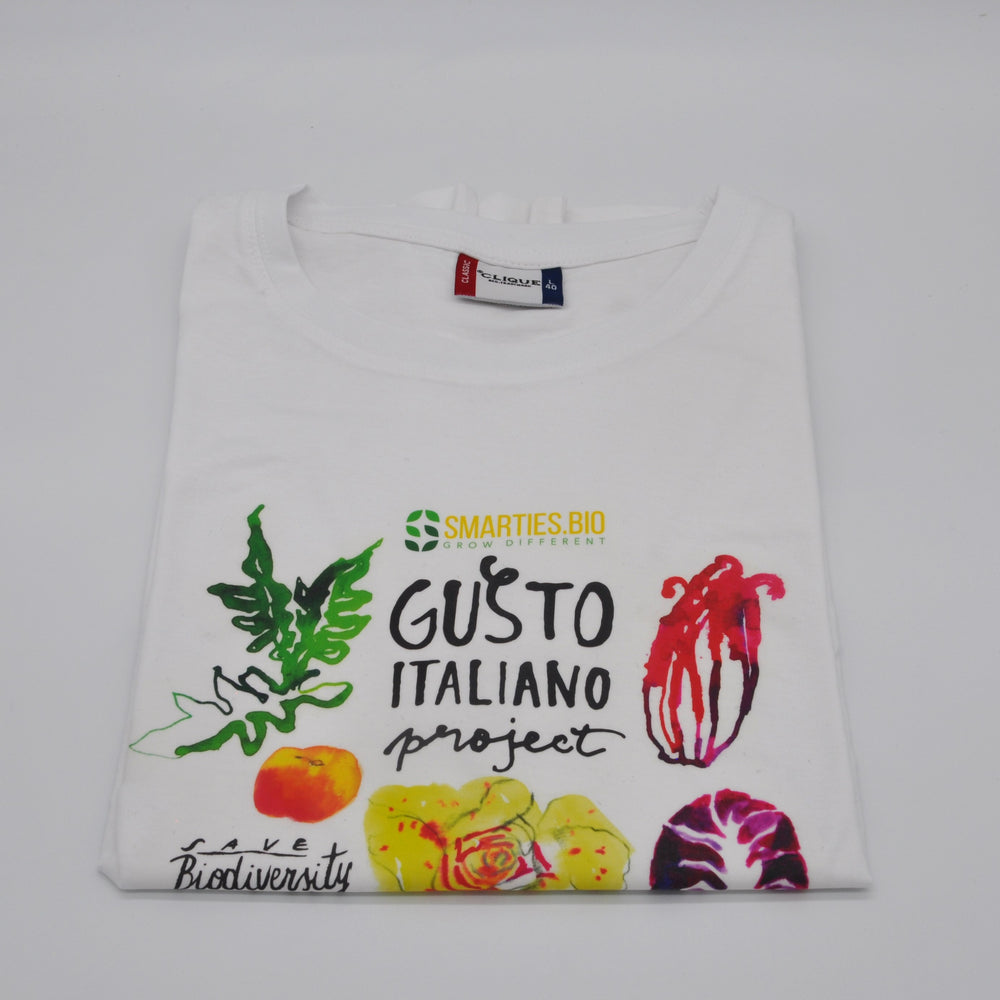 T-shirt “Gusto Italiano Project” | Smarties.bio